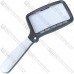 Лупа ручная NO.10863 c LED подсветкой, 3X размер 108х63мм (3AAA) Лупа ручная NO.10863 c LED подсветкой, 3X размер 108х63мм (3AAA)