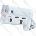 Мини микроскоп NO.OS-100W с прищепкой, 60X-100X, подсветка + UV (3AG13)