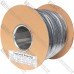 Оплётка кабельная WOER PET-10 (3/0,25*32), 7-18мм, чёрная, 100м