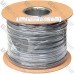 Оплётка кабельная WOER PET-12 (3/0,25*40), 8-20мм, чёрная, 100м