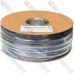 Оплётка кабельная WOER PET-18 (3/0,25*64), 12-35мм, чёрная, 100м