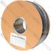 Оплётка кабельная WOER PET-18 (3/0,25*64), 12-35мм, чёрная, 100м