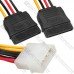 Кабель для видеокарт (PCI-E (Molex) - 2x SATA), 15см