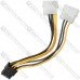 Кабель для відеокарт (8pin - 2x PCI-E (Molex)), 15см Кабель для відеокарт (8pin - 2x PCI-E (Molex)), 15см