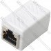 З'єднувач крученої пари 1 гніздо - 1 гніздо (RJ-45), білий