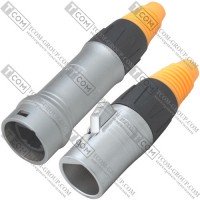 Соединитель витой пары 1 гнездо - 1 гнездо (RJ-45), герметичный