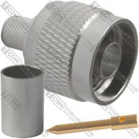 Штекер N обжимной под кабель RG-6/5B-FB, медь