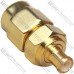 Перехідник штекер SMA - штекер MCX, латунь, gold