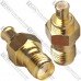 Перехідник гніздо SMA - штекер MCX, латунь, gold
