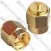 Переходник UFL/IPEX в SMA, латунь, gold