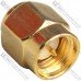 Переходник UFL/IPEX в SMA, латунь, gold