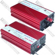 Инвертор с чистой синусоидой 12V в 220V HPA-500C с зарядкой 10А + LCD дисплей