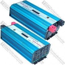Инвертор с чистой синусоидой 24V в 220V HPA-2000C с зарядкой 20А + LCD дисплей