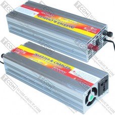 Инвертор 12V в 220V SUA-2000C с зарядкой 20А + USB