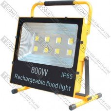 Прожектор аккумуляторный светодиодный (COB), переносной, 800W, 14.8V, 13200mAh, IP65
