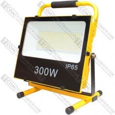Прожектор аккумуляторный светодиодный (SMD), переносной, 300W, 6.4V, 15000mAh, IP65