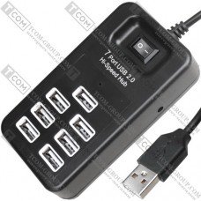 USB HUB на 7 портов USB 2.0, с выключателем
