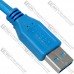 Удлинитель USB (штекер А - гнездо А), Version 3.0, 3м, синий