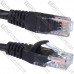 Патчкорд RJ-45, UTP кат-5E, чёрный, 1м