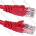 Патчкорд RJ-45, UTP кат-5E, красный, 0,5м