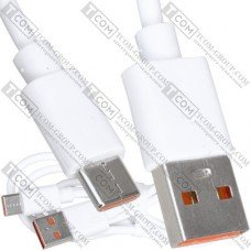 Шнур штекер USB А - штекер USB type C, 5А, 1м