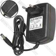 Блок питания вилочный 2,5/5,5мм, 15V, 1A, 220В