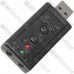 Звуковая карта USB 3D Sound 7.1