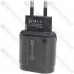 Сетевое зарядное устройство на 2 гнезда USB, QC 3.0, 5V~3.5A(max), чёрное
