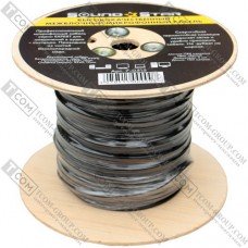 Кабель микрофонный SOUND STAR 2 жилы, 12×0.12мм, Cu, Ø4мм, чёрный, 100м