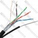 Кабель FTP(PEM) Cat.5e EUROSAT 4x2x(0,51CU), наружный c тросом, 305м, катушка