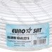 Кабель сигнальный 10x0,22 ССА в экране EUROSAT, белый, 100м