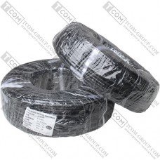 Провід силіконовий 1 жила 8AWG (8,3мм.кв.) TinCU, чорний, 100м