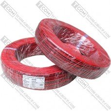 Провід силіконовий 2 жили 22AWG (2х0,32мм.кв.) TinCU, червоно-чорний, 200м