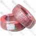 Провод силиконовый 2 жилы 16AWG (2х1,3мм.кв.) TinCU, красно-чёрный, 100м