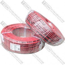 Провод силиконовый 2 жилы 13AWG (2х2,5мм.кв.) TinCU, красно-чёрный, 100м