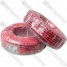 Провод силиконовый 2 жилы 12AWG (2х3,5мм.кв.) TinCU, красно-чёрный, 100м