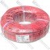 Провод силиконовый 2 жилы 12AWG (2х3,5мм.кв.) TinCU, красно-чёрный, 100м