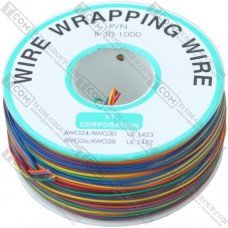 Провод монтажный 1 жила 30AWG, 8 цветов на катушке, 265м