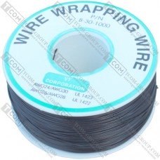 Одножильный монтажный провод (30AWG/250м) чёрный