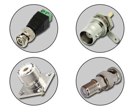 Разъёмы BNC, TNC, UHF, miniUHF, SMA, FME