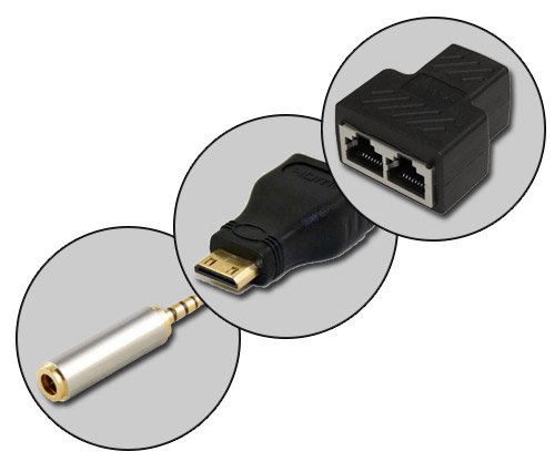 Перехідники аудіо-відео і ТБ
