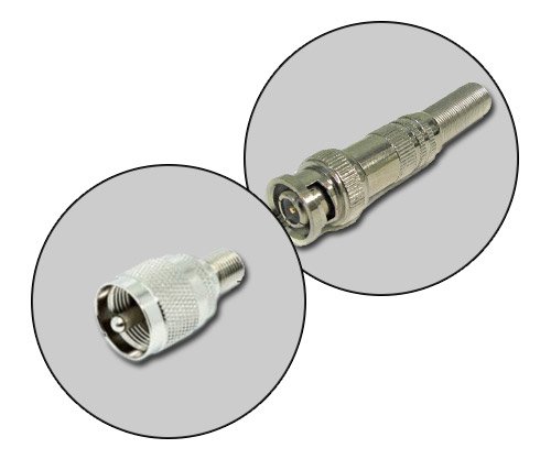 Роз'єми BNC, TNC, UHF, miniUHF, SMA, FME