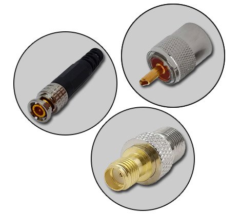 Разъёмы BNC, TNC, UHF, miniUHF, SMA, FME