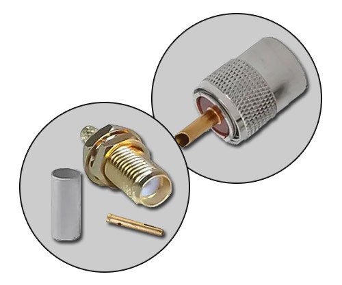 Разъёмы BNC, TNC, UHF, miniUHF, SMA, FME