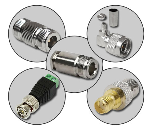 Разъёмы BNC, TNC, UHF, miniUHF, SMA, FME